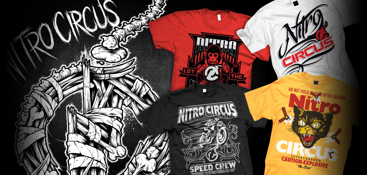 NITRO CIRCUS: Nitro Circus T-Shirt Design