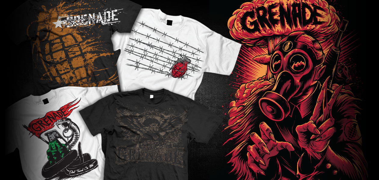 GRENADE: Grenade T-Shirt Design
