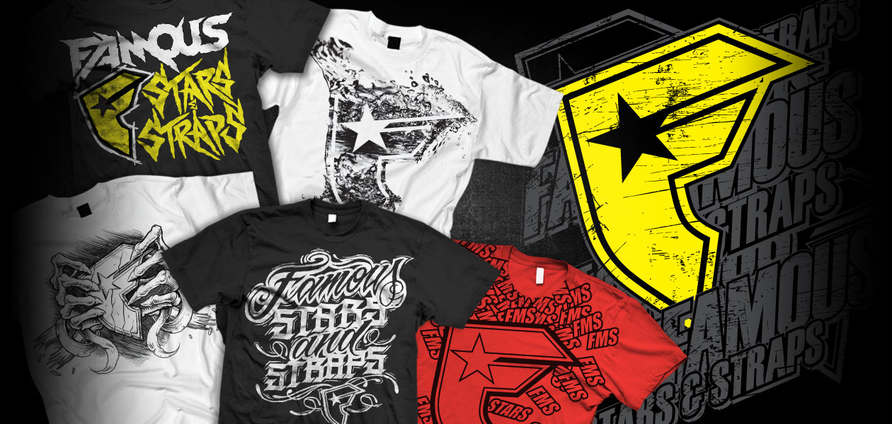 FAMOUS STARS & STRAPS: Famous T-Shirt Designs