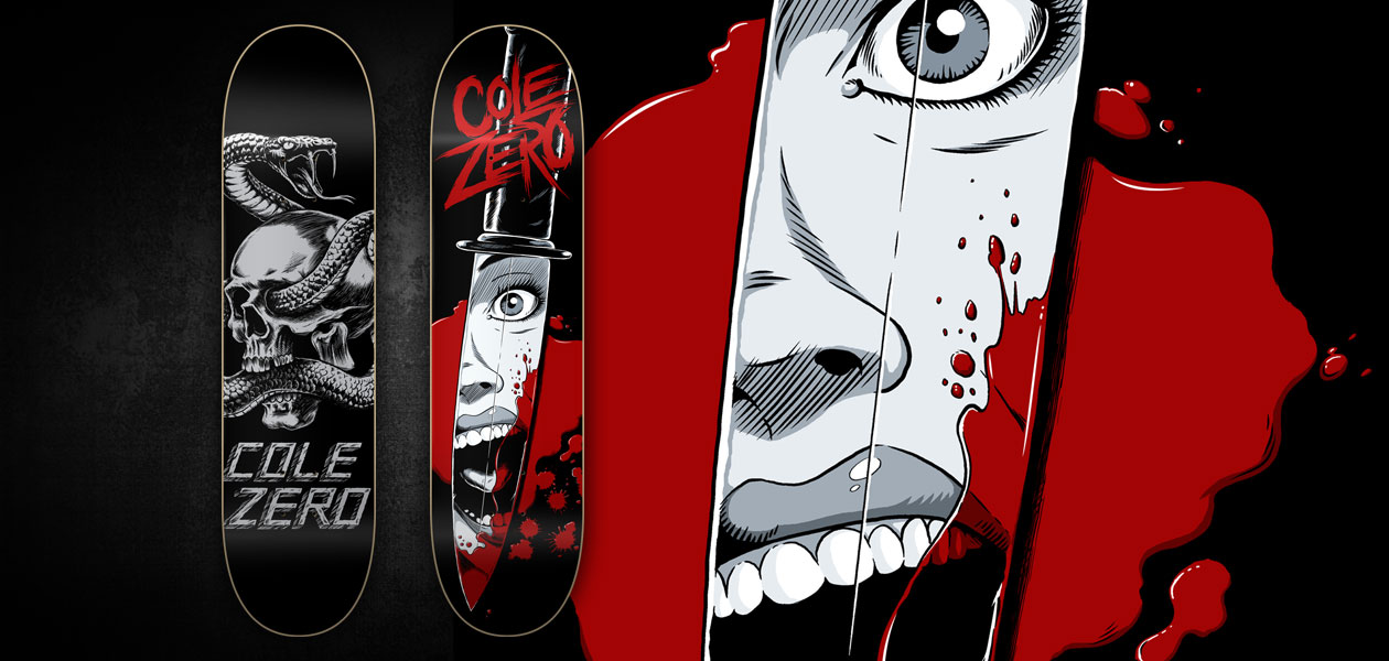 ZERO: Chris Cole Skateboard Graphics