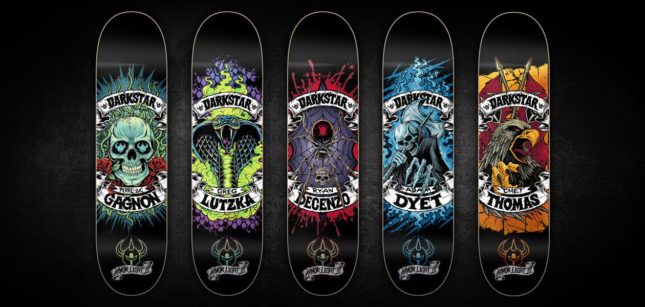 DARKSTAR: Darkstar Haven Series Skateboard Graphics