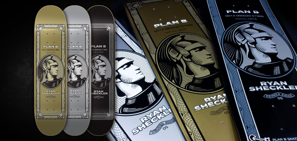 PLAN B: Plan B Sheckler AMEX Series Skateboard Graphics