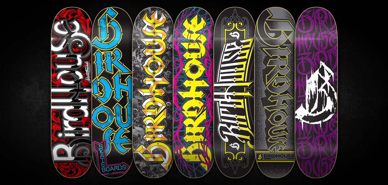 BIRDHOUSE SKATEBOARDS: Birdhouse Skateboard Graphics