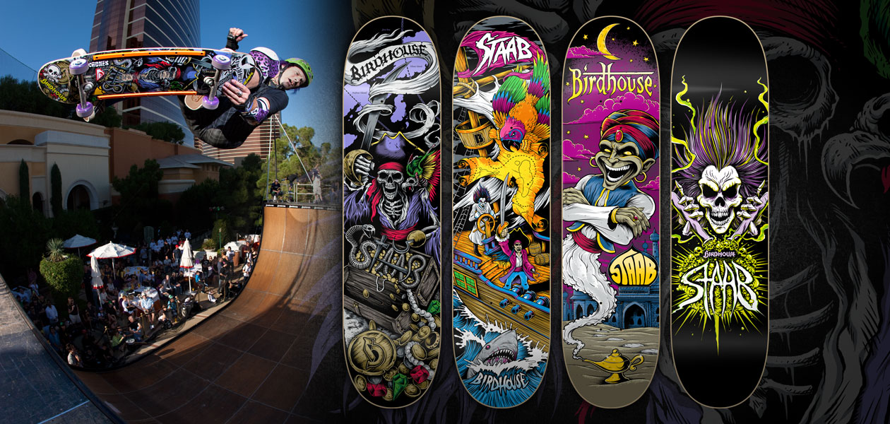 BIRDHOUSE SKATEBOARDS: Birdhouse Staab Skateboard Graphics