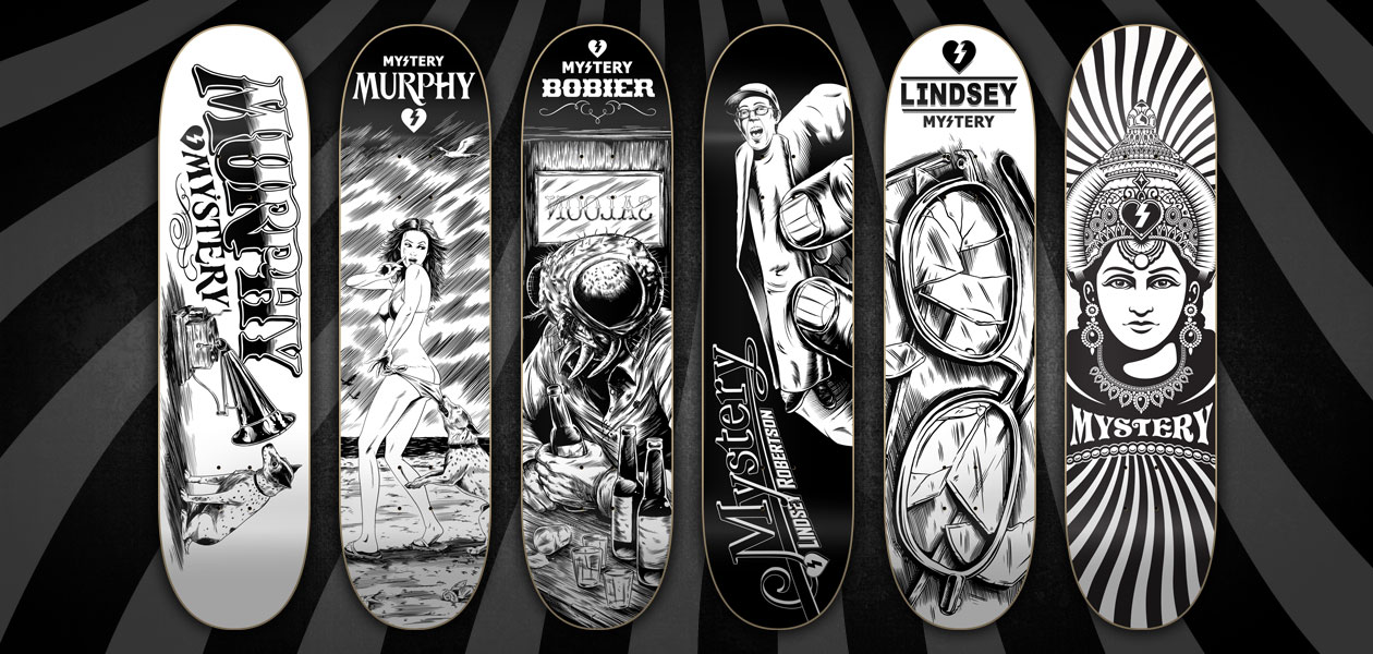 MYSTERY SKATEBOARDS: Mystery Skateboard Graphics