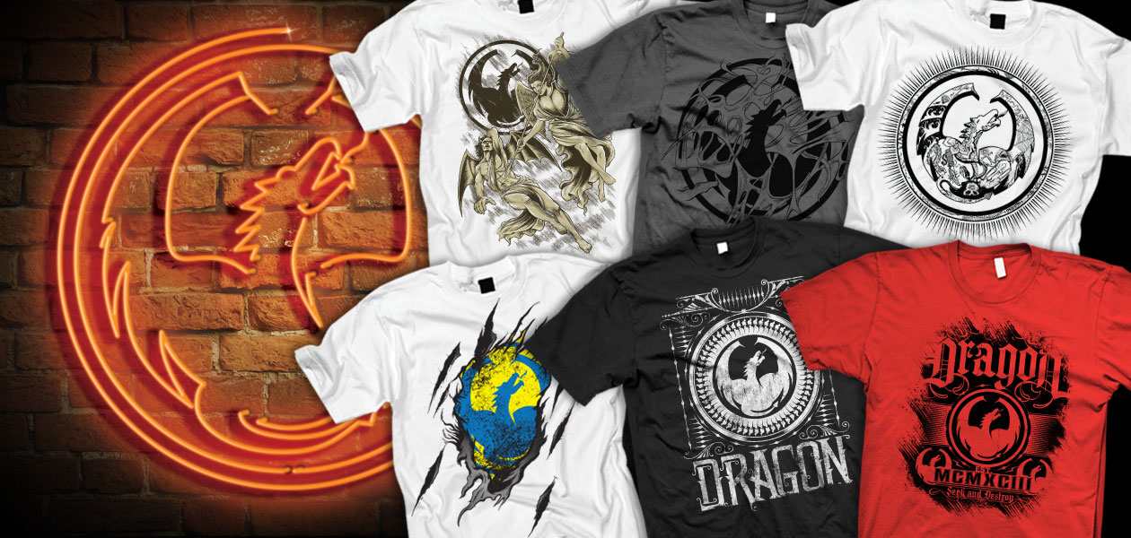 DRAGON OPTICS: Dragon T-Shirt Designs
