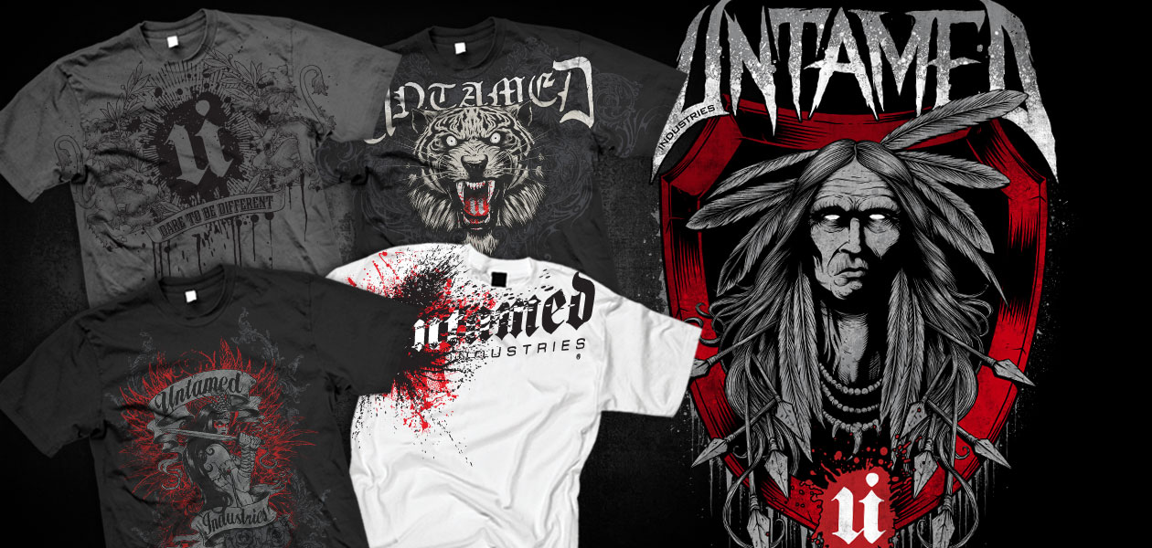 UNTAMED INDUSTRIES: Untamed Industries T-Shirt Designs