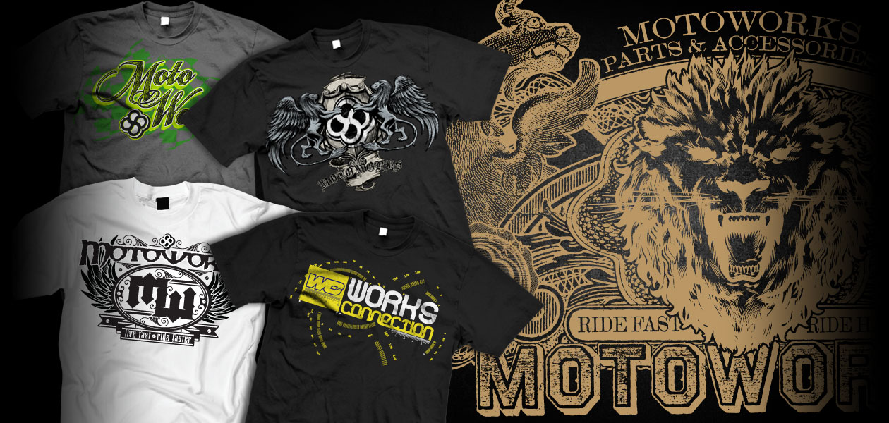 VARIOUS CLIENTS: Motoworks T-Shirt Design