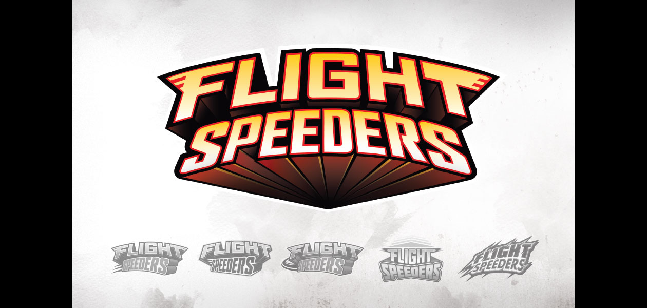MATTEL: Flight Speeders Logo Design