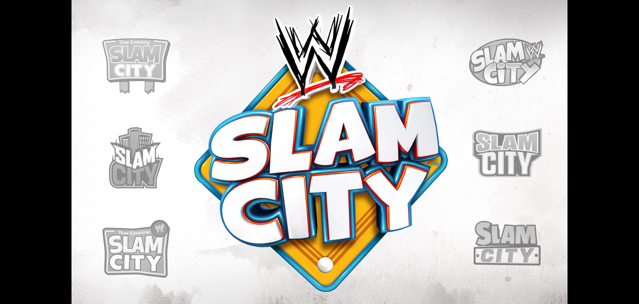 WWE: Slam City Logo Design