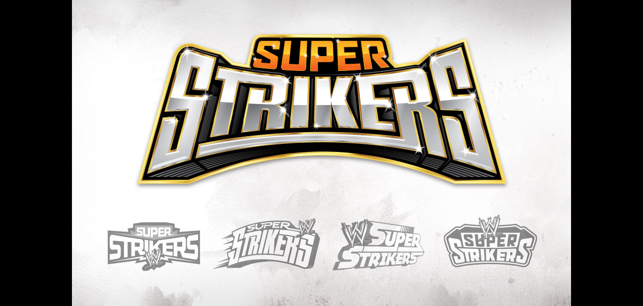 WWE: Super Strikers Logo Design